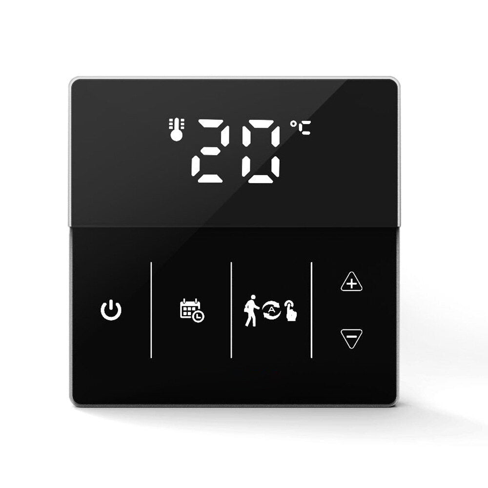 WiFi Intelligent Floor Water Heating / Boiler Temperature Controller Mobile Phone App Remote Control Panel Voice Control Support Alexa Google Home