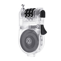 Retractable Steel Wire Cable Lock 3 Digit Combination Bicycle Laptop Luggage Security 116cm