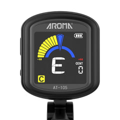 Guitar Rechargeable Clip-on Tuner Color Screen for Chromatic Guitar Bass Ukulele Violin