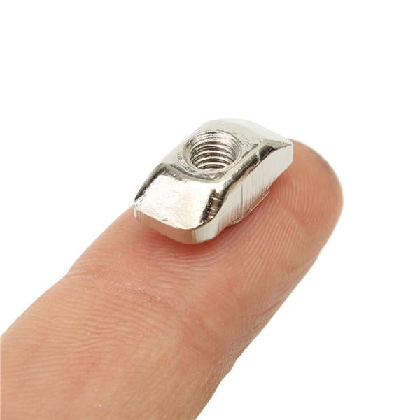 50pcs T Sliding Nut Block for 3030 Aluminum Profile Zinc Coated Plate Aluminum Accessories