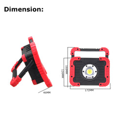 Outdoor Camping 750lm COB Tent Light USB Rechargeable Power Bank Work Maintenance Light