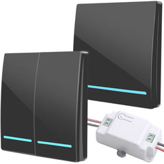 Wireless Wall Switch Smart LED Indicator 1/2/3 Gang 433Mhz Wall Touch Light Switch For Smart Home