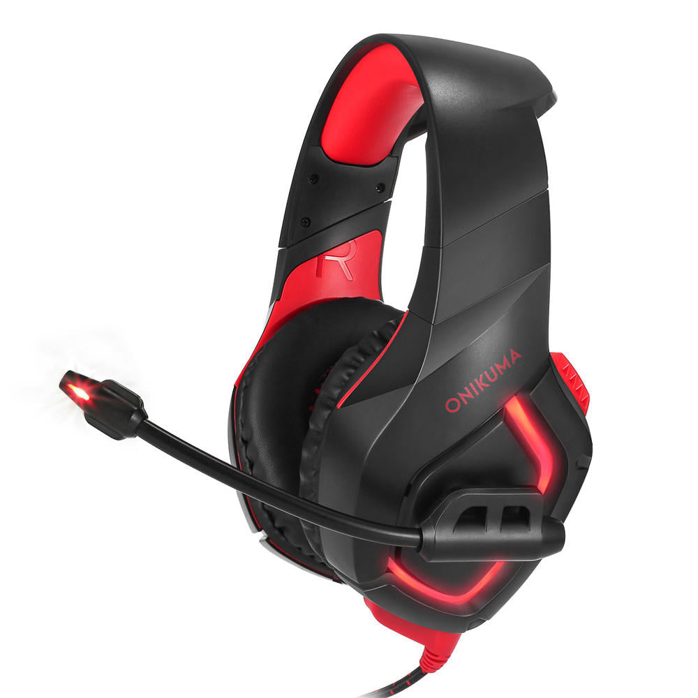 Gaming Headphone Flexible Light Bass Stereo Over Ear Headset Headphone with Mic