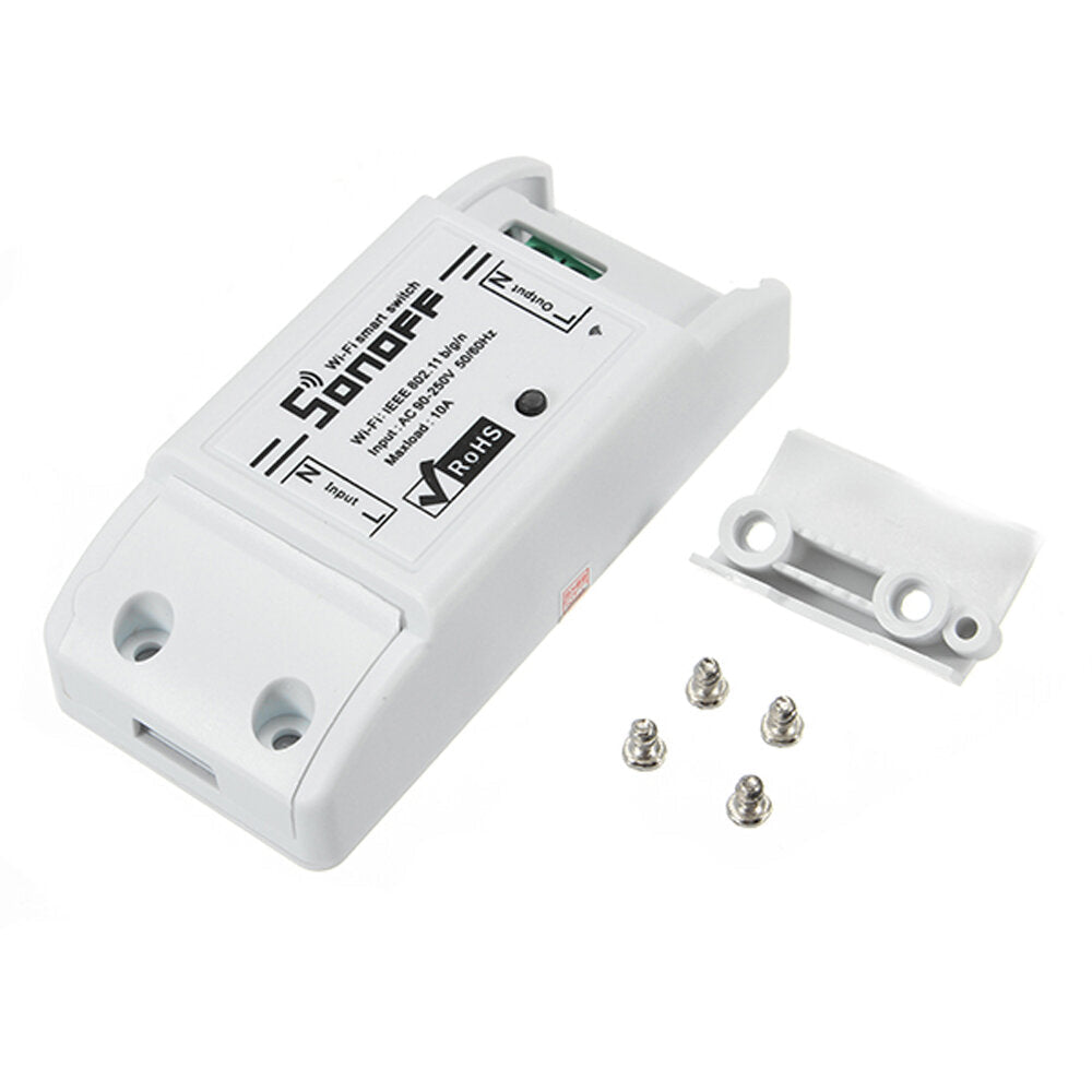 WIFI Wireless Smart Switch Remote Control Socket APP Timer AC90-250V 50/60Hz Works with Amazon Alexa Google Home Assistant IFTTT 10A 2200W