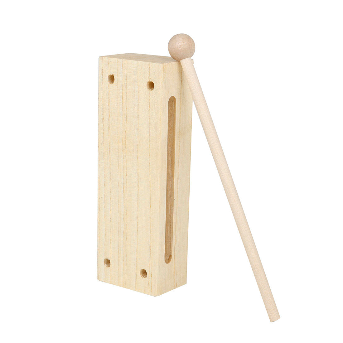 Flange Toddler Musical Instruments Wooden High-quality Percussion Instrument with Children Mallet Square Two-tone Castanets