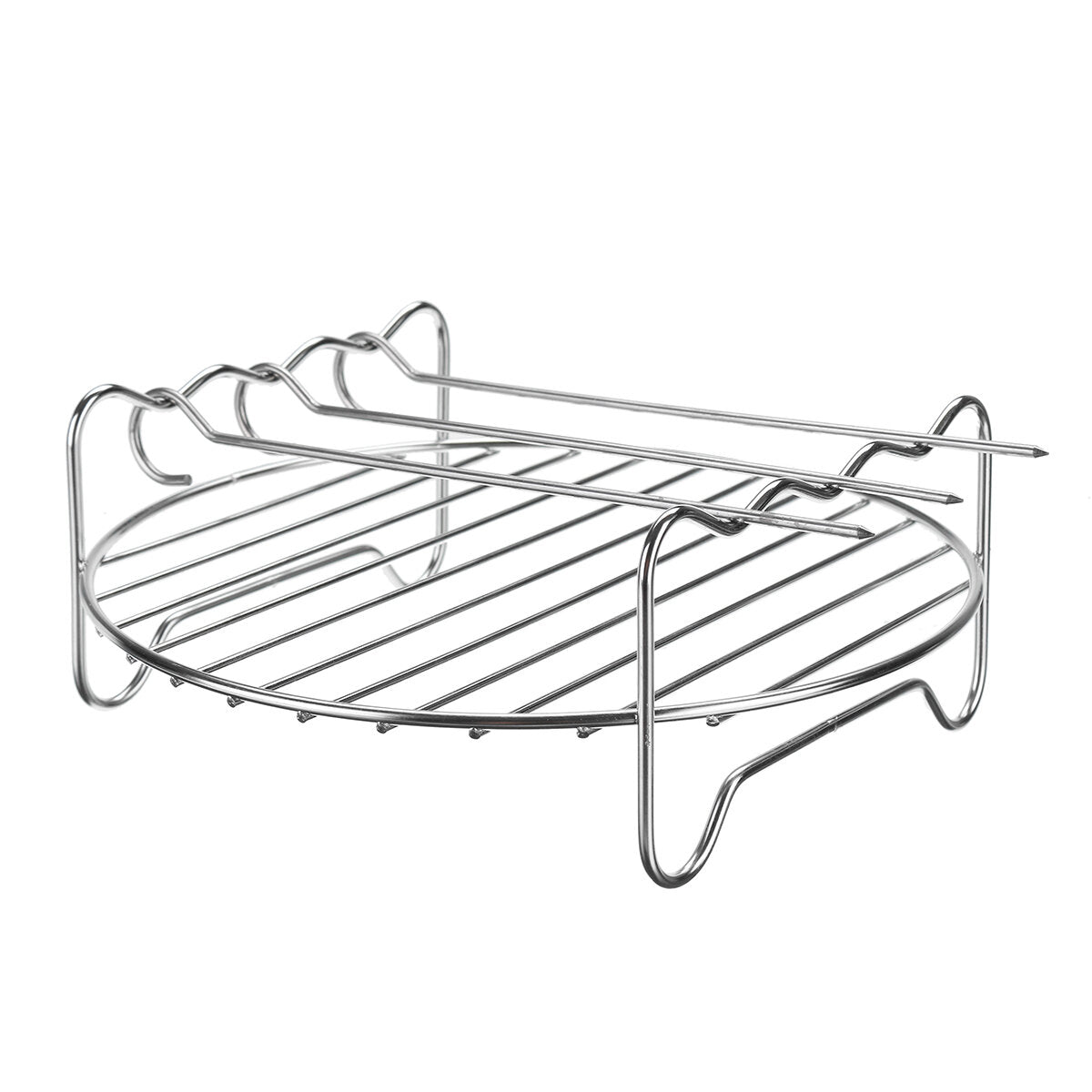 7/8 Inch Air Fryer Accessories Baking Basket Pizza Pan Home Kitchen Tools