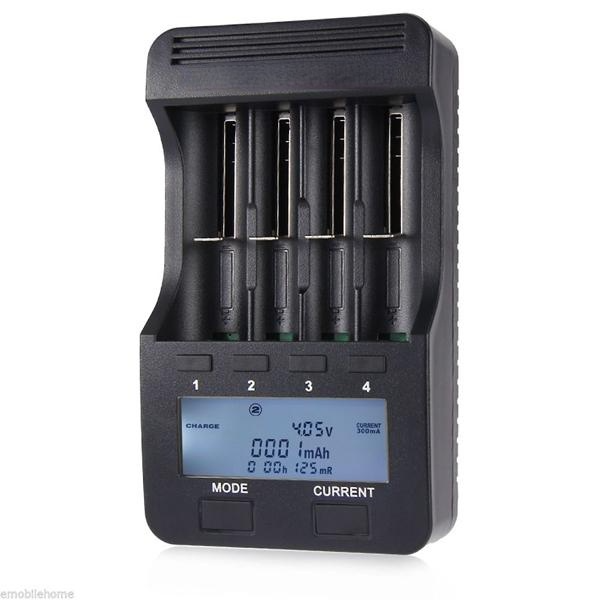 LCD Screen Display Smartest Lithium And NiMH Battery Charger 18650 26650