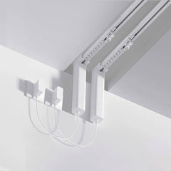 WiFi Smart Curtain Motor Intelligent Automatic Opening Closing Timing Voice Control Mute Design Electric Curtain Motor