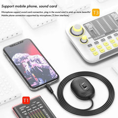 Omni-Directional Microphone 3.5mm AUX Condenser for Business Conference PC Laptop Voice Pickup Mic