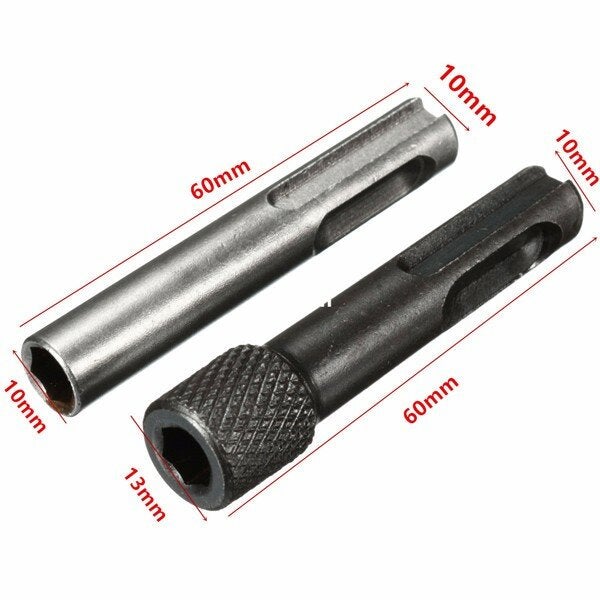 2pcs SDS To 1/4 Inch Hex Shank Drill Bit Adaptor Magnetic Socket Driver Conversion Tool