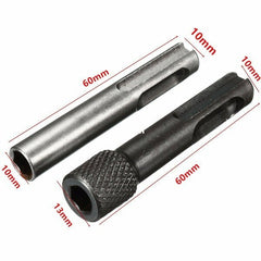 2pcs SDS To 1/4 Inch Hex Shank Drill Bit Adaptor Magnetic Socket Driver Conversion Tool