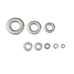 360Pcs 8 Sizes Stainless Steel Flat Washers Assortment Set M2/2.5/3/4/5/6/8/10