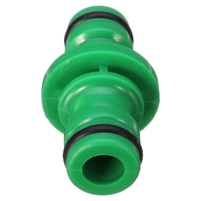 1/2 Inch Plastic Water Pipe Two Way Nipple Joint Hose Connector Fitting Green