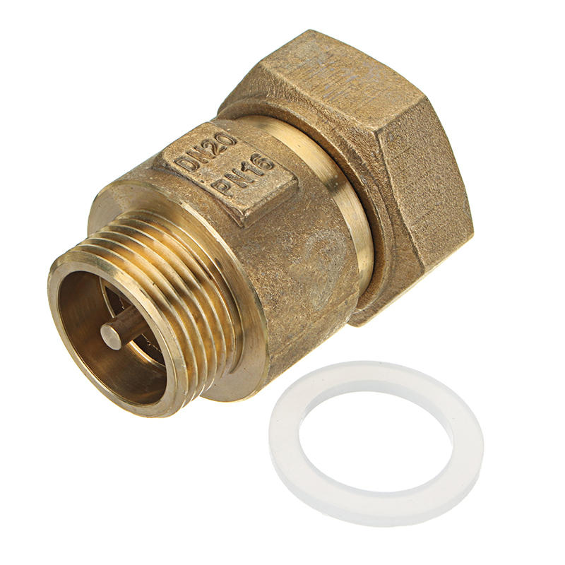 Brass Water Meter Check Valve Straight Telescopic Special Watermeter Check Valve Switch