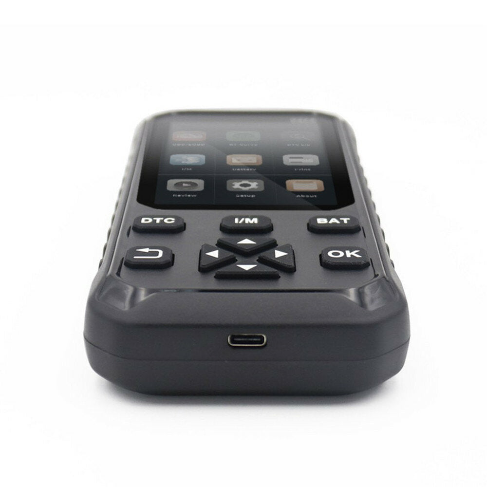 ODB2 LCD Display Engine Code Reader Car Diagnostic Tool Free Update Automotive Scanner OBDII Battery Tester