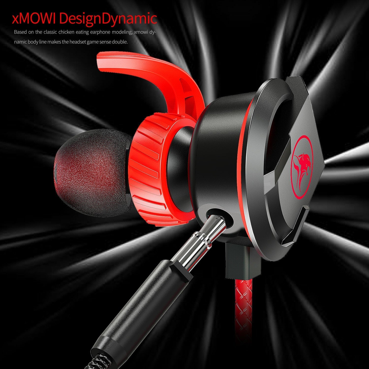 Wired 3.5mm Gaming Earphone With Microphone In Ear Bass Headphone Earbuds Noise Reduction Headset With Microphone