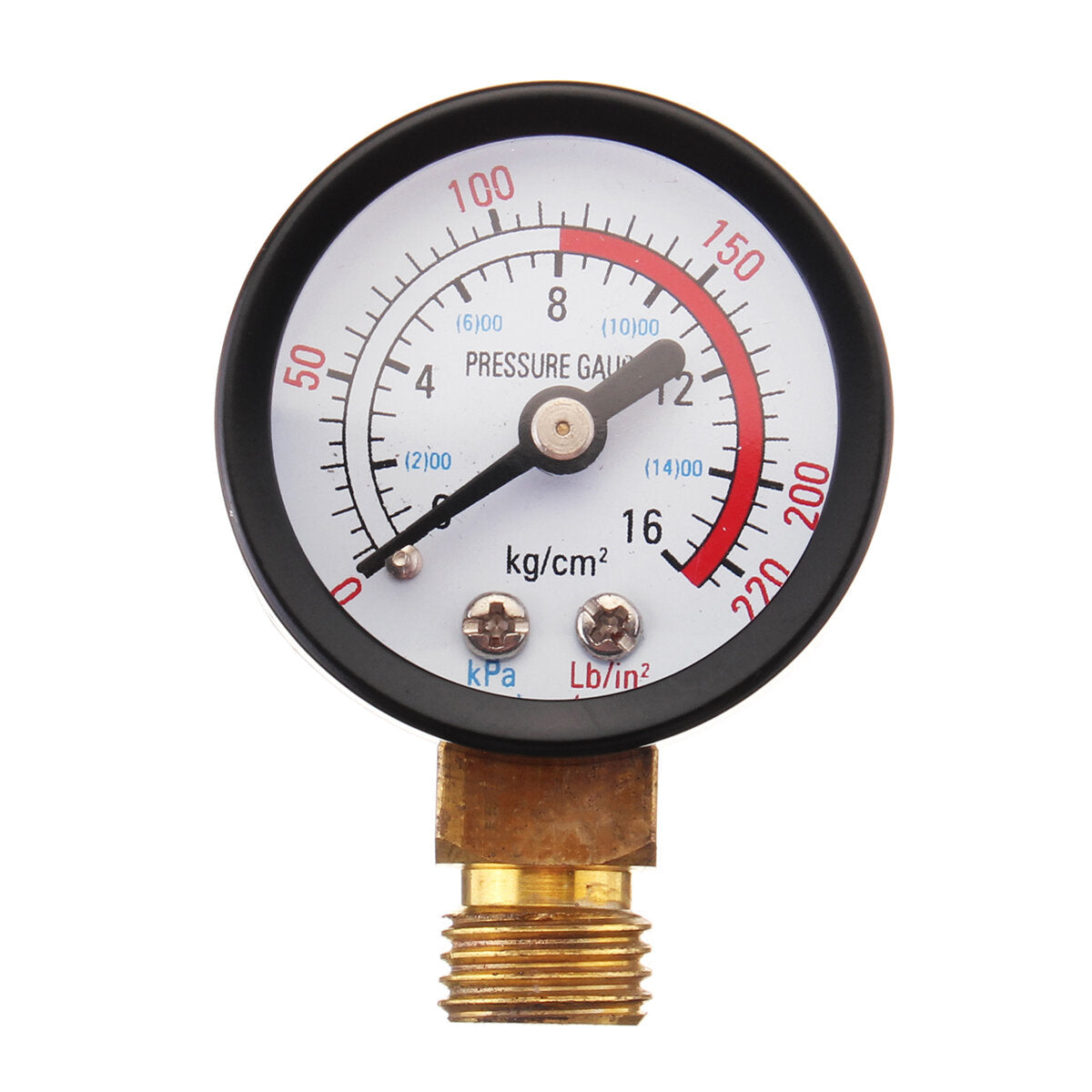 3/4" Adjustable Brass Water Pressure Regulator Reducer with Gauge Meter