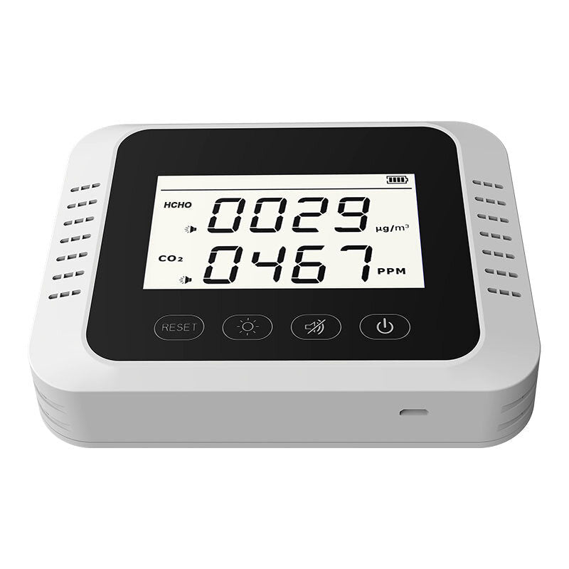Smart Detector LED Dispaly CO2 Measuring Device Air Quality Monitor Carbon Dioxide Alarm Sensor