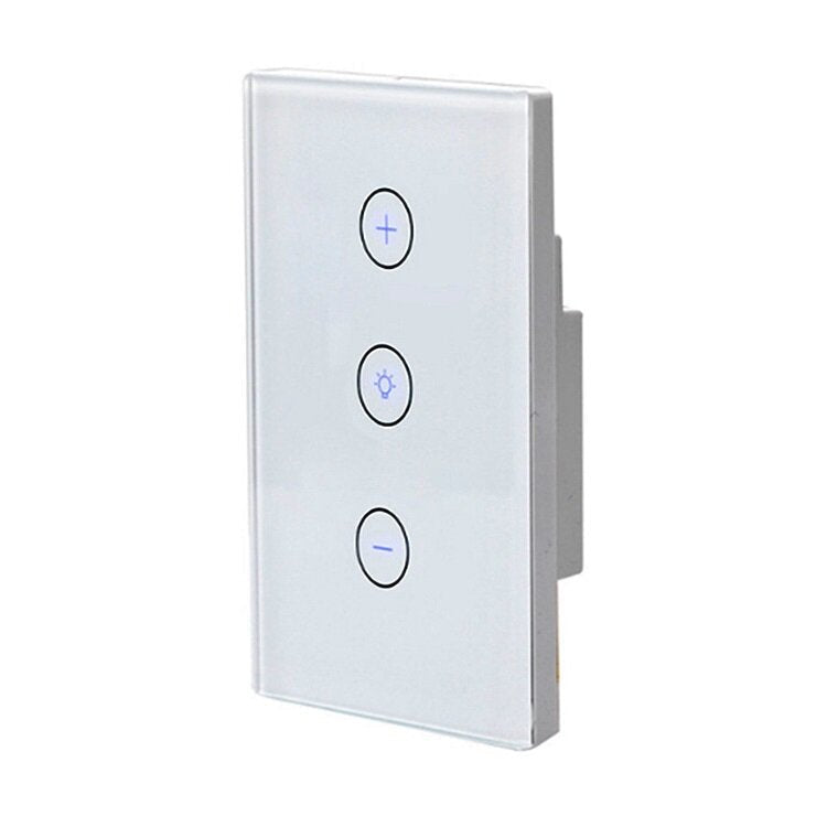 Wifi Smart Touch SCR Stepless Dimmer Switch US Standard Mobile Phone Control Compatible with Amazon Alexa Google Home