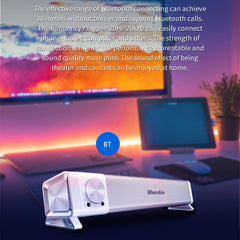 Bluetooth 5.0 Speaker 7.1 Surround Sound 3D Stereo Speaker with Mic USB Power Supply for PC Phone Game Movie