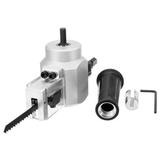 Double Head YT-180A Wood Sheet Metal Nibbler Cutter Power Drill Attachment Holder Tool