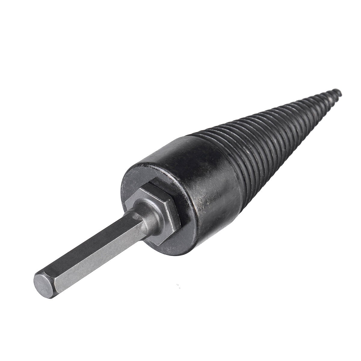 32/42mm Steel Firewood Drill Bit Wood Splitting Splitter Screw Cone Punch Tool