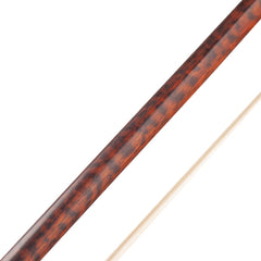 4/4 Size Professional Fiddle Violin Bow Balance Snakewood Bow Baroque Snakewood White Mongolia Horsehair Violin Parts