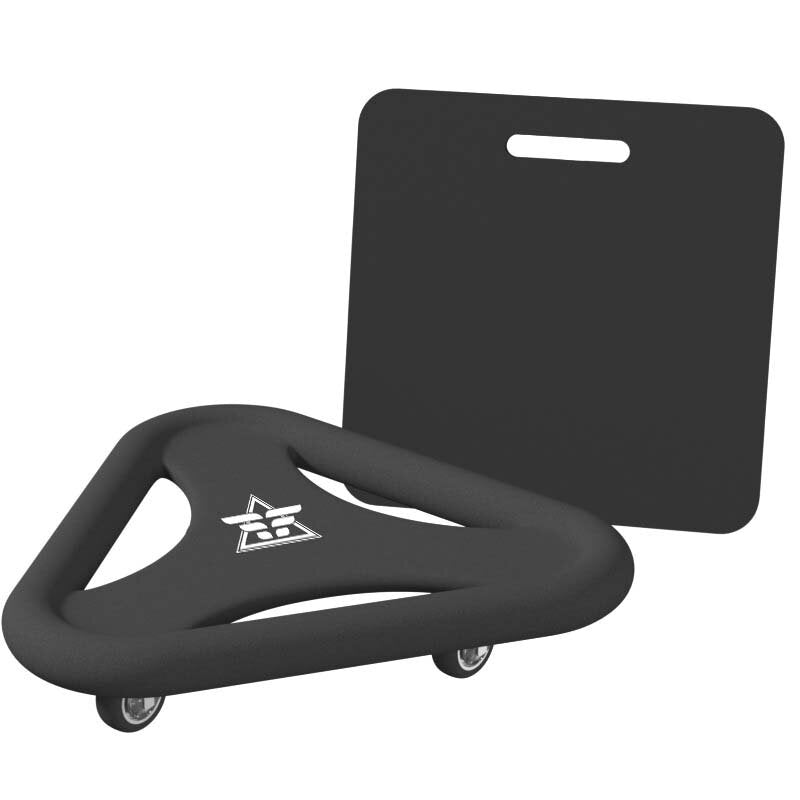 Multifunctional Triangular Abdominal Plate Fitness AB Roller Plate Silent Universal Abdominal Wheel