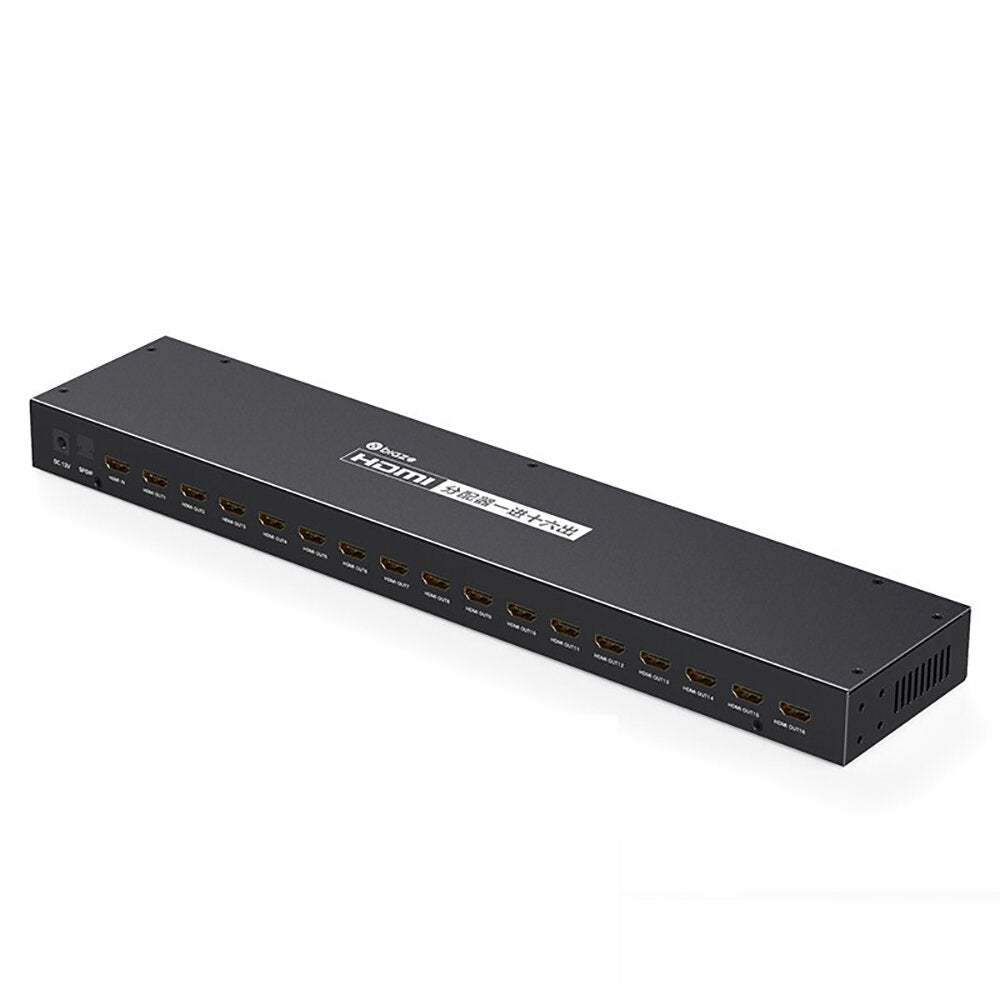 1 in 16 out HDMI-compatibility Splitter 4K/30Hz Resolution 5V Power Supply for Mac Windows PC Laptop