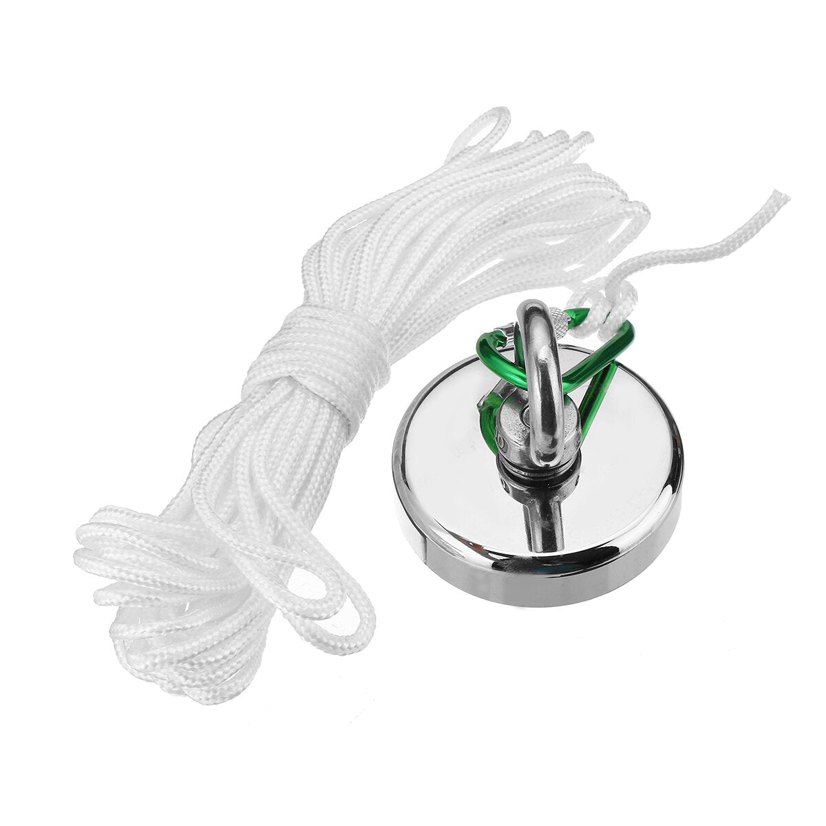 350KG/450KG/600KG Neodymium Magnet Fishing Salvage Recovery Magnet with 10m Rope for Detecting Metal Treasure