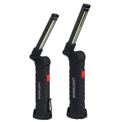 360° Rotatable COB+LED Work Light USB Torch Flashlight Outdoor Camping Emergency Lantern