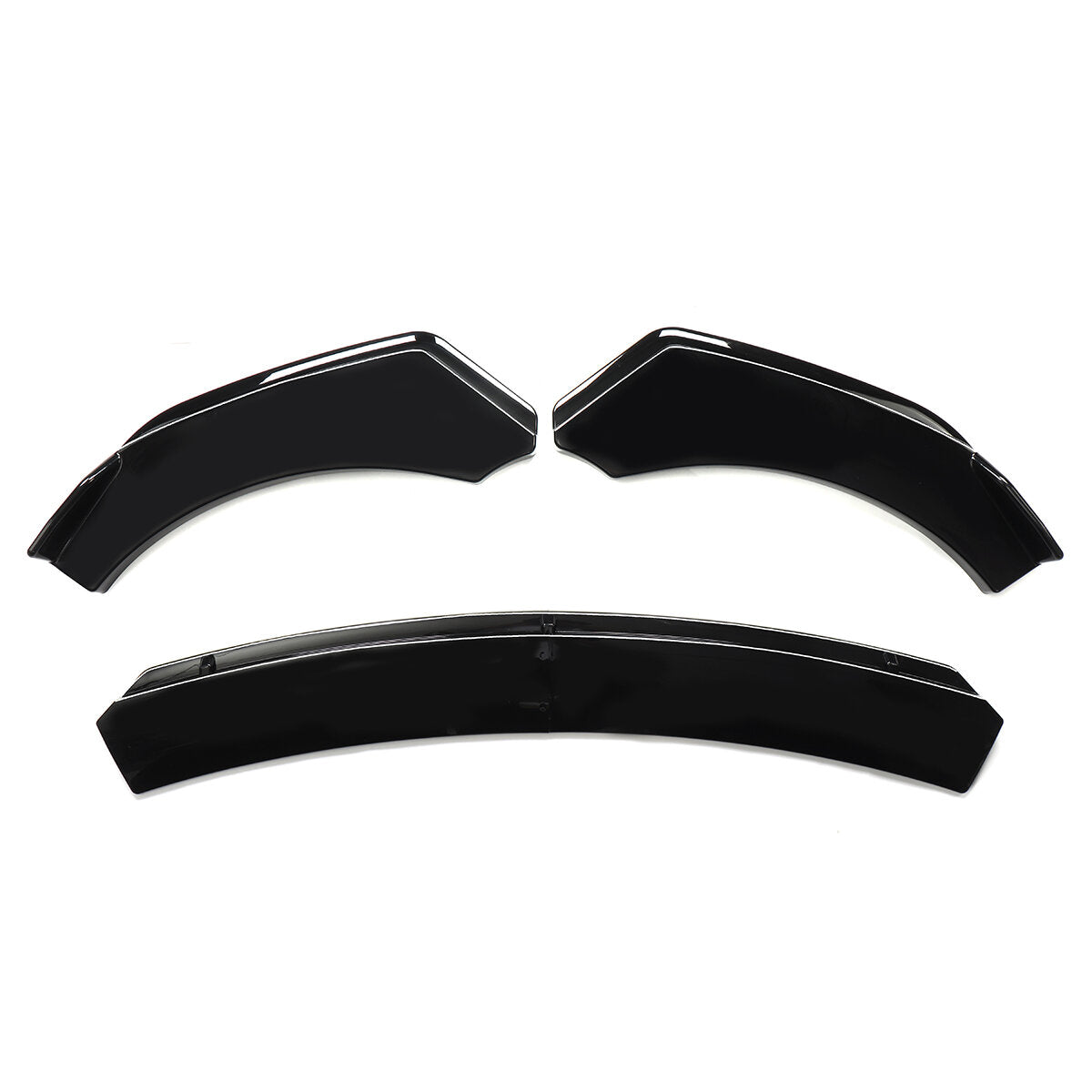 For Car Universal Glossy Black Front Lip Chin Bumper Body Kits New