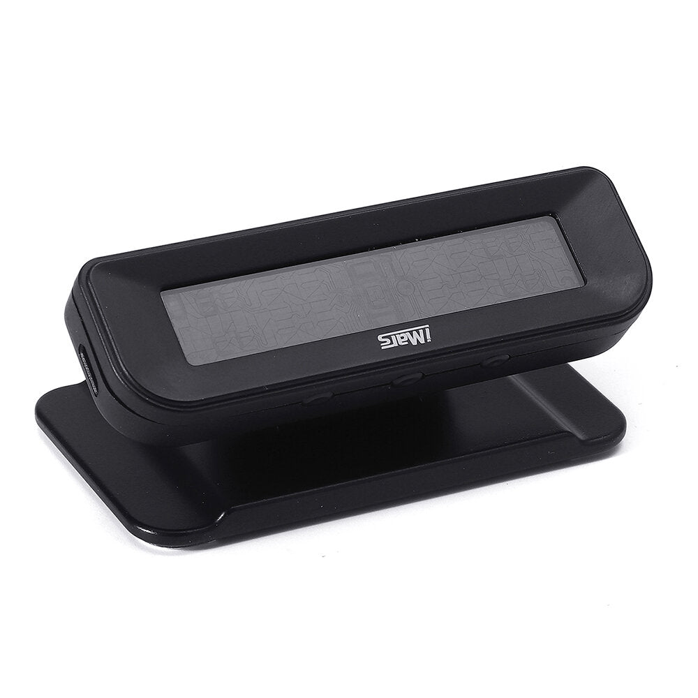 Solar Tire Pressure Monitor System Real-time Tester LCD Screen 4 External Sensors Auto Power On Off