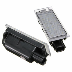 Pair 12V LED License Number Plate Lights White