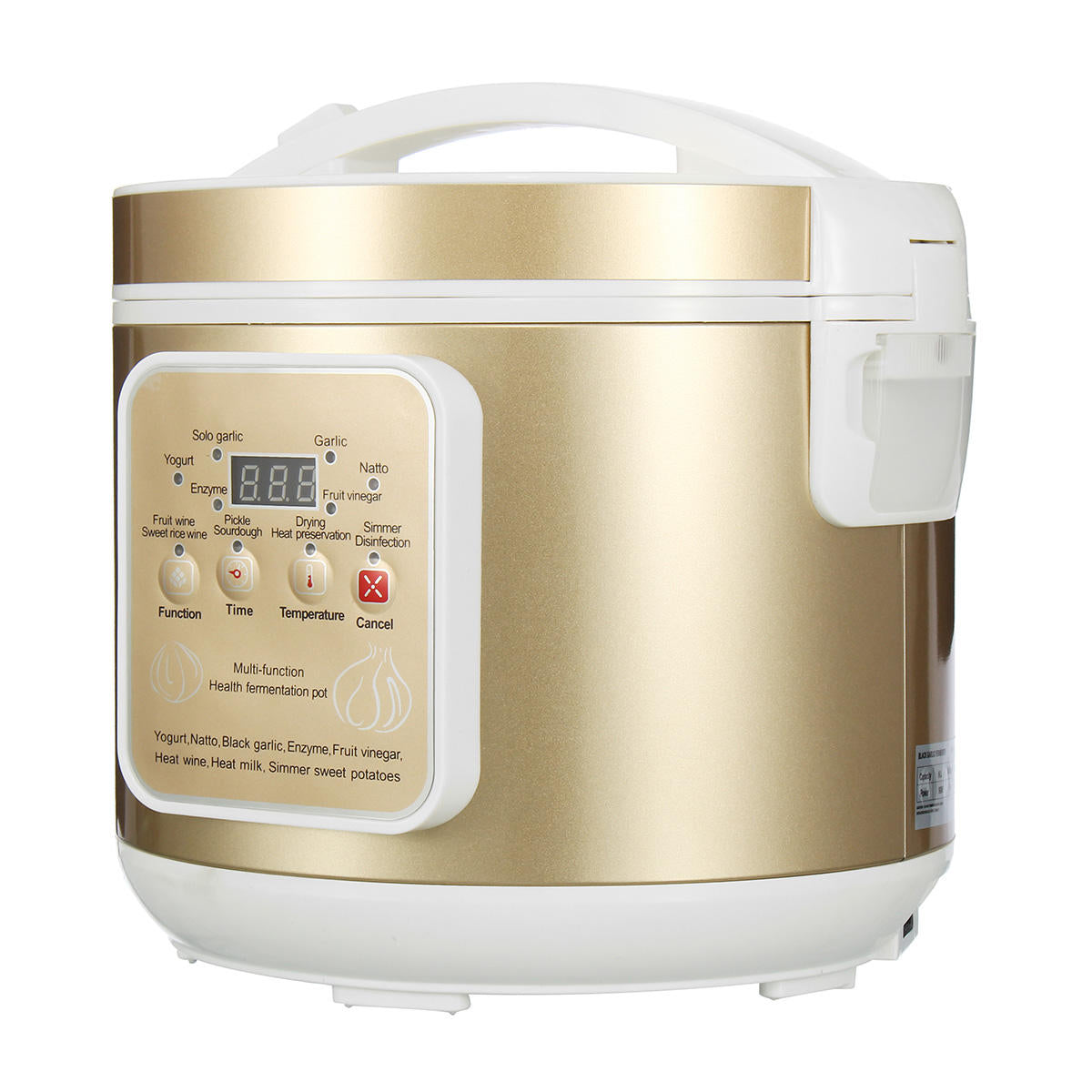 6L Large Capacity Automatic Black Garlic Fermenter Yoghurt Natto Maker Machine