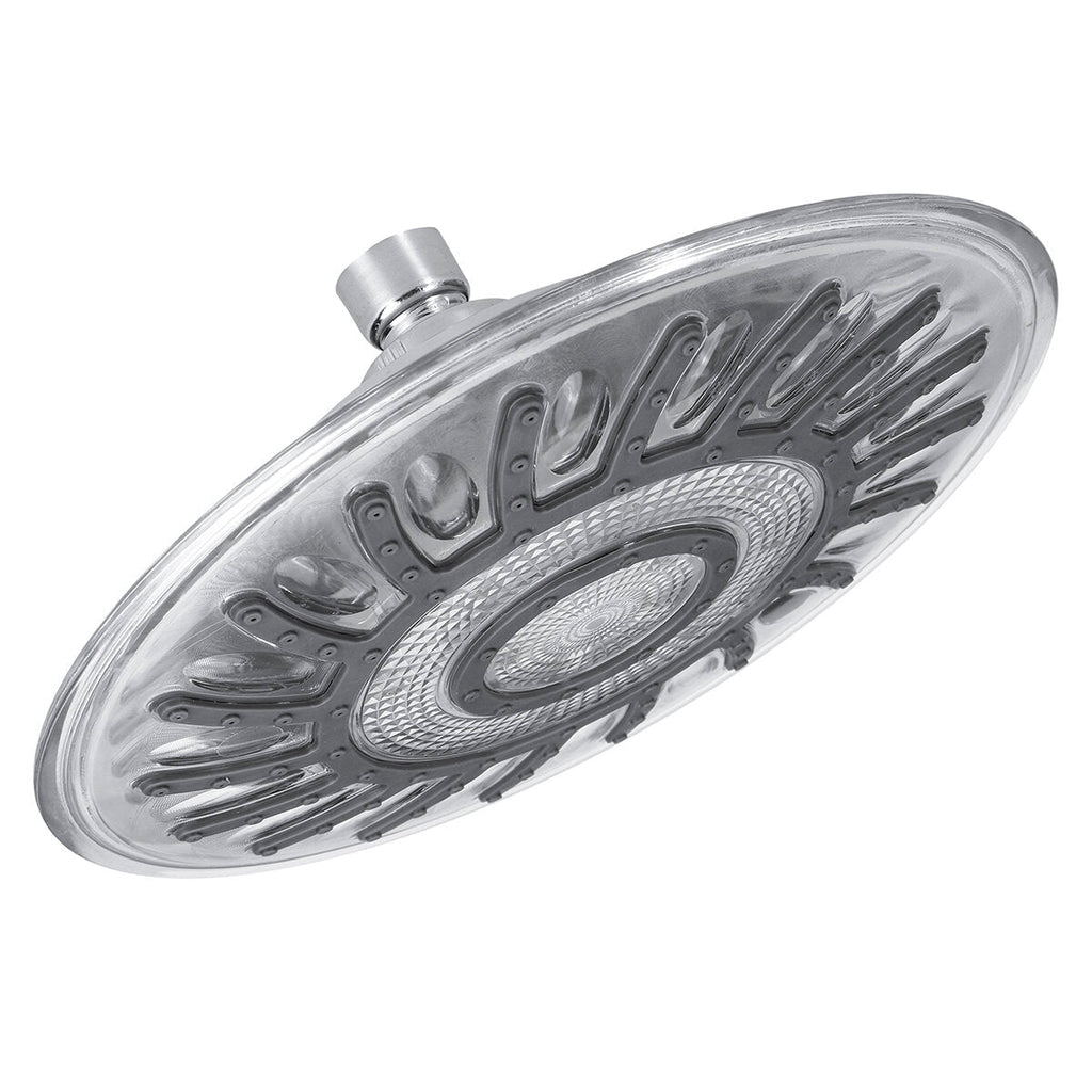 8'' Auto Color Changing LED Shower Head Temperature Controlled Round