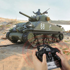 2.4G US Sherman M4A3 Upgraded RC Car Tank Vehicle Models