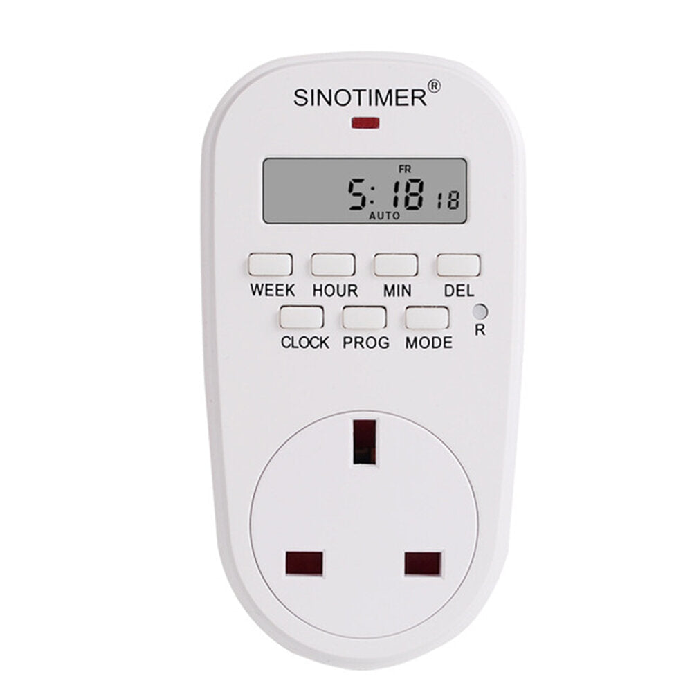 EU Plug Outlet Electric Digital Socket Timer Plug 220V Time Control Countdown Timer Switch