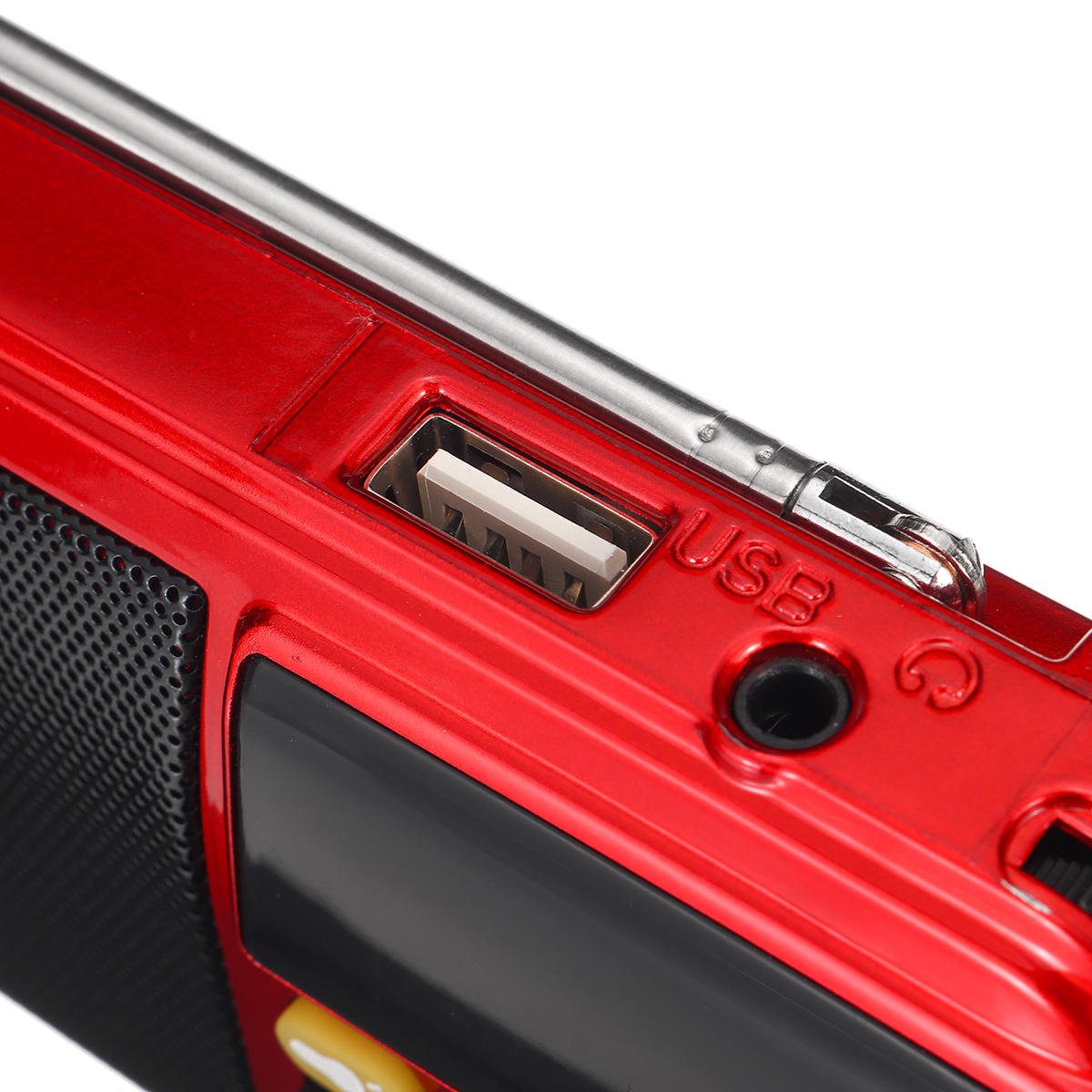 Portable FM 70-140Hz Radio TF Card Music Player 2.1 Channel Speaker