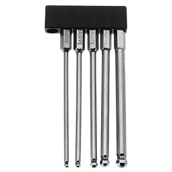 5pcs 2.5/3/4/5/6mm 100mm Magnetic Ball Screwdriver Bits 1/4 Inch Hex Shank