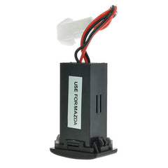 5V 2.1A USB Port Dashboard Volt Meter Phone Charger