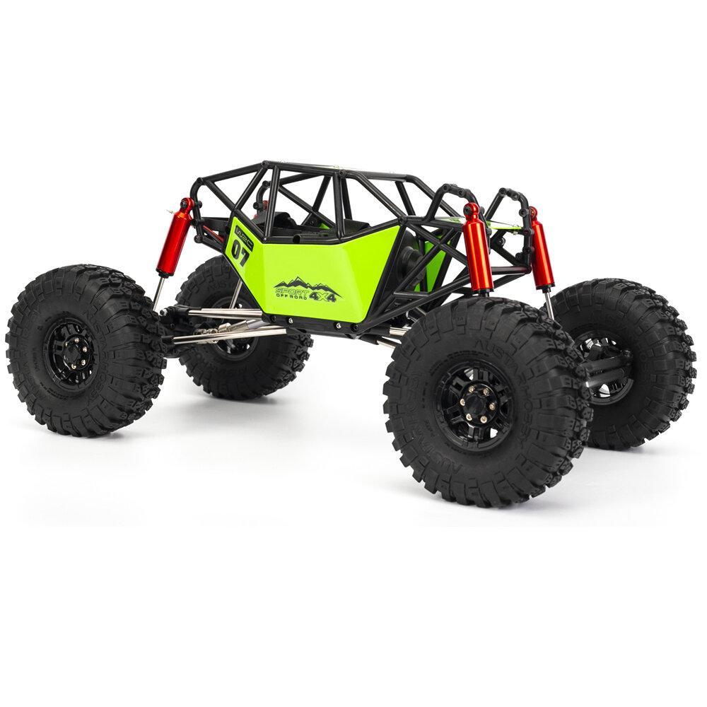 Wheelbase Rock Car Chassis With Tube Roll Cage Electric Parts for 1/10 RC Crawler Car Axial SCX10 90046 TRX4 Vechicle Models
