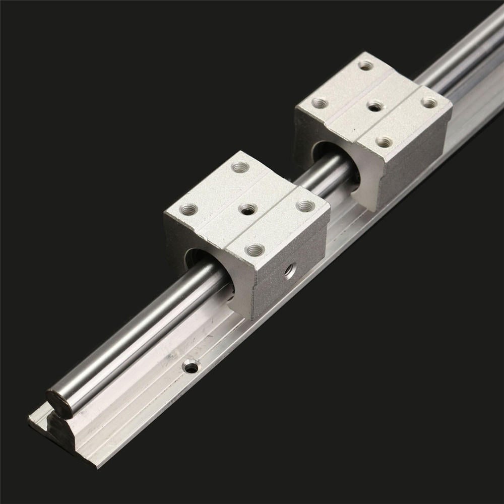 600mm Linear Rail Shaft Rod with 2 SBR12UU Block