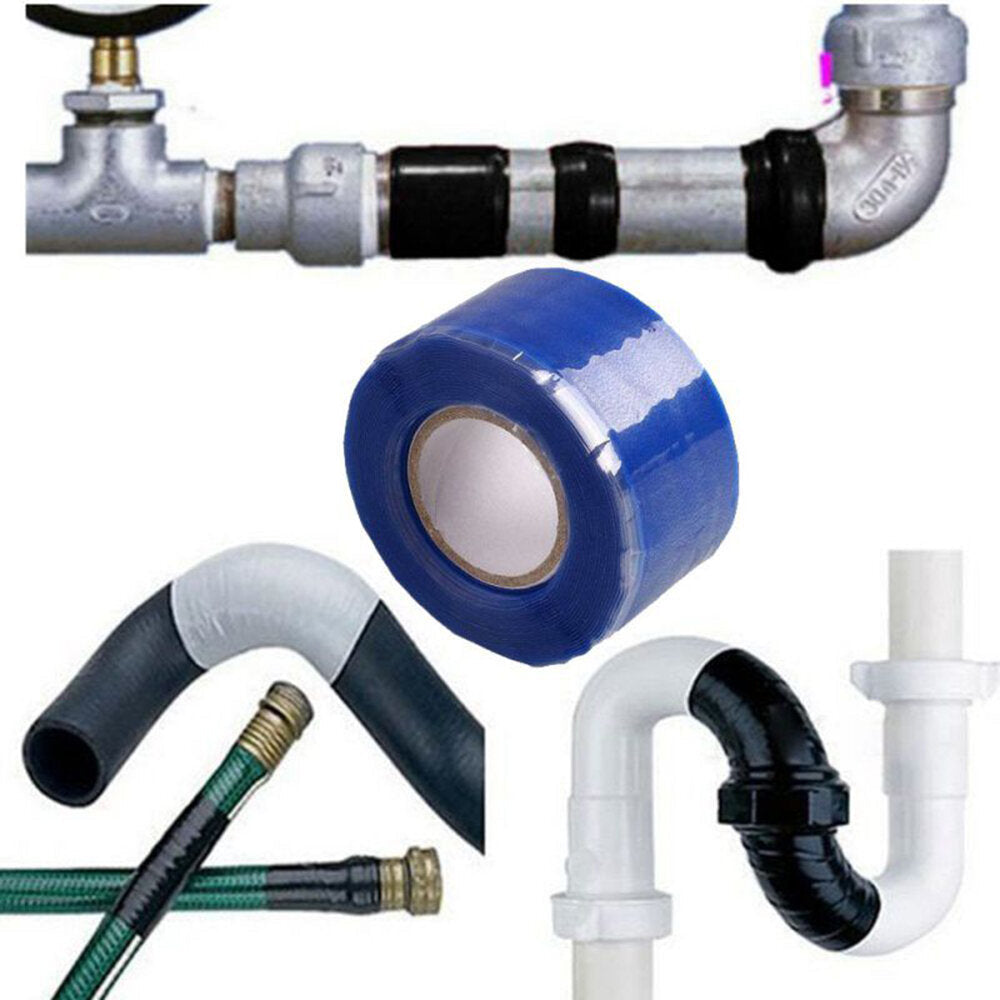 2.5cmx3m Waterproof Silicone Adhesive Tape Pipe Repair Tape Self Fixable Tape Stop Leak Seal Insulating Tape Boding Rescue Tape