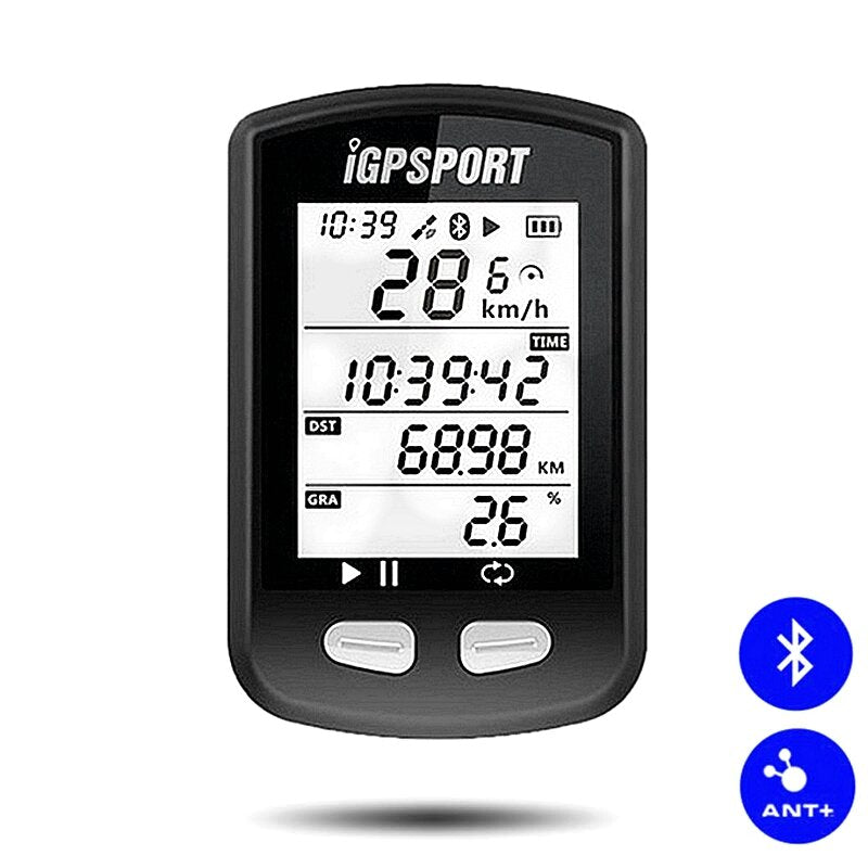 Bike Cycling Computer With ANT Bluetooth Heart Rate Monitor And Speed Cadence Sensor Connection Waterproof