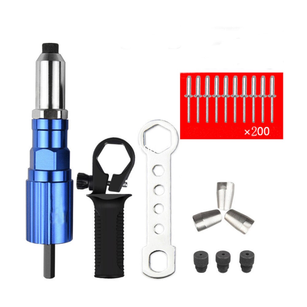 Upgrade Electric Rivet Nut Attachment Cordless Riveting Drill Adapter Riveting Tool