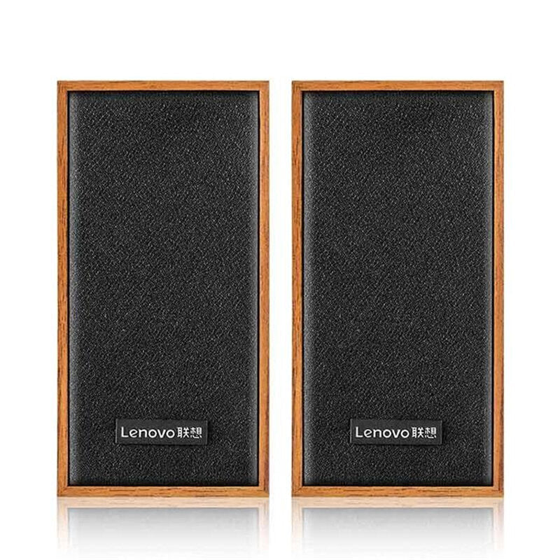 Wooden Soundbar 3.5mm USB Wired Speaker Hi-Fi Stereo Subwoofer Boombox Dual Speaker for Computer Laptop