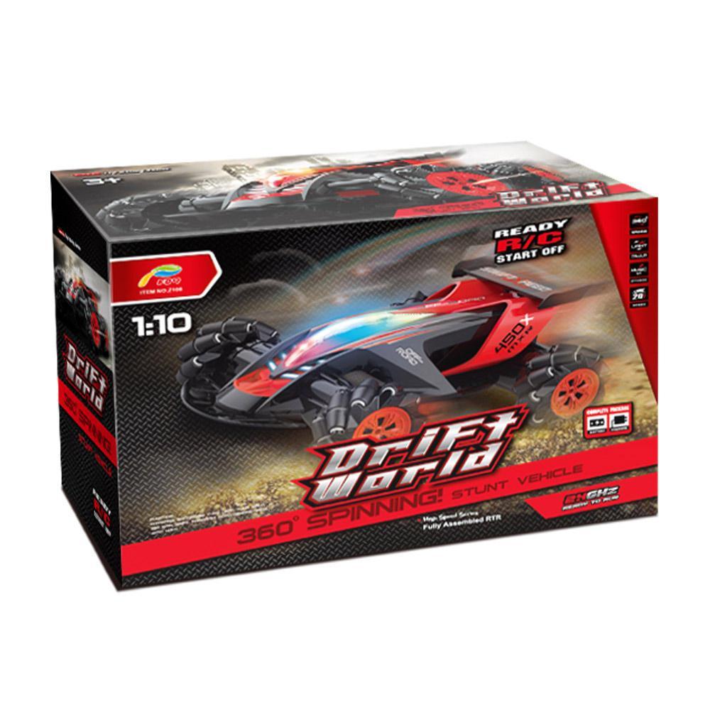 2.4G 4WD 360 Degree Spin Radio Control Off-Road RC Car Vehicle Models Buggy Toy With Light