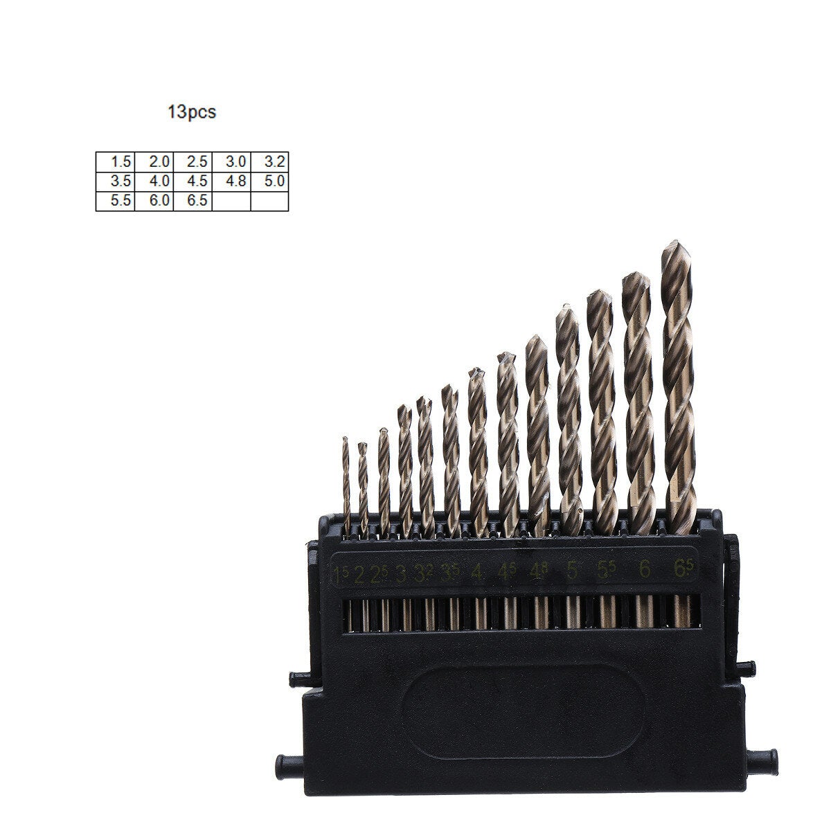 M42 HSS Drill Bit Set 3 Edge Head 8% High Cobalt Drill Bit Twist Drill for Stainless Steel Wood Metal Drilling