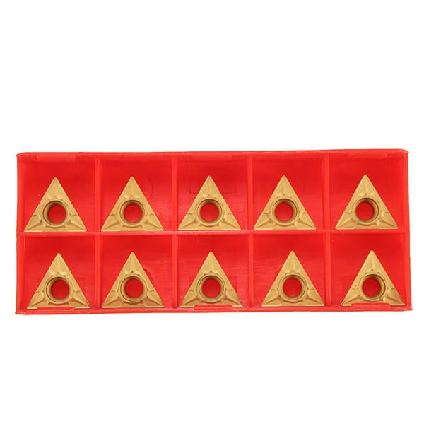 10pcs Carbide Inserts Triangular Tungsten Steel Carbide Inserts For Turning Tool